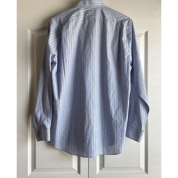 Nordstrom Wrinkle Free Striped Traditional Fit Shirt - Picture 5 of 9